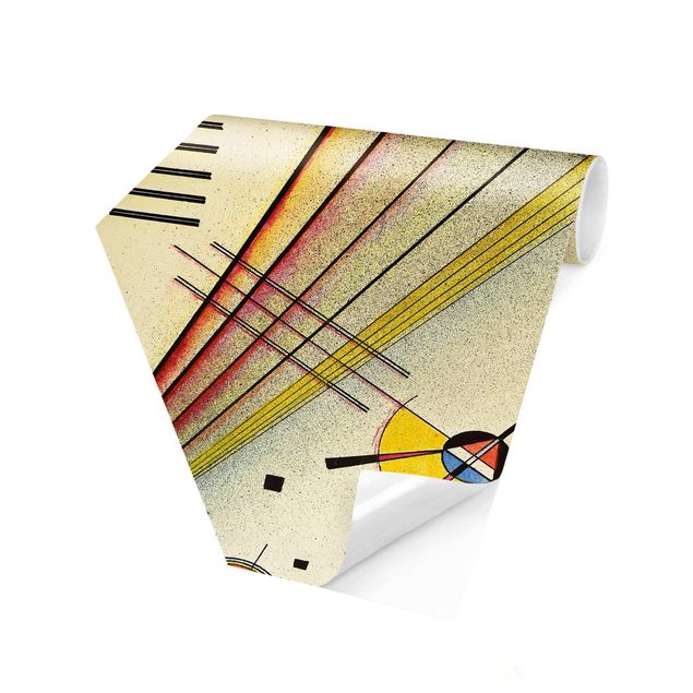 Carta da parati esagonale adesiva con disegni - Wassily Kandinsky - Chiara connessione