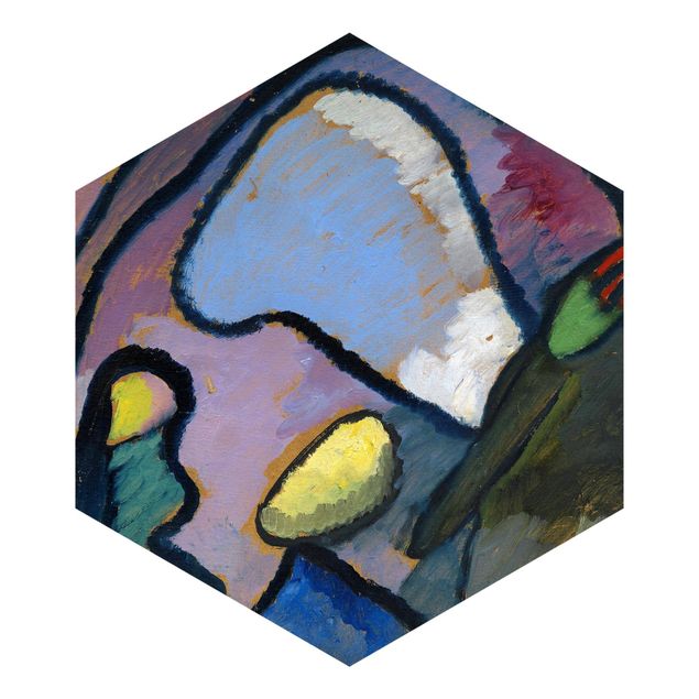 Carta da parati esagonale adesiva con disegni - Wassily Kandinsky - Improvvisazione