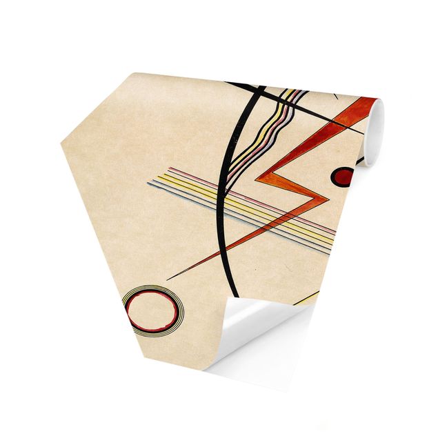 Carta da parati esagonale adesiva con disegni - Wassily Kandinsky - Dono annuale