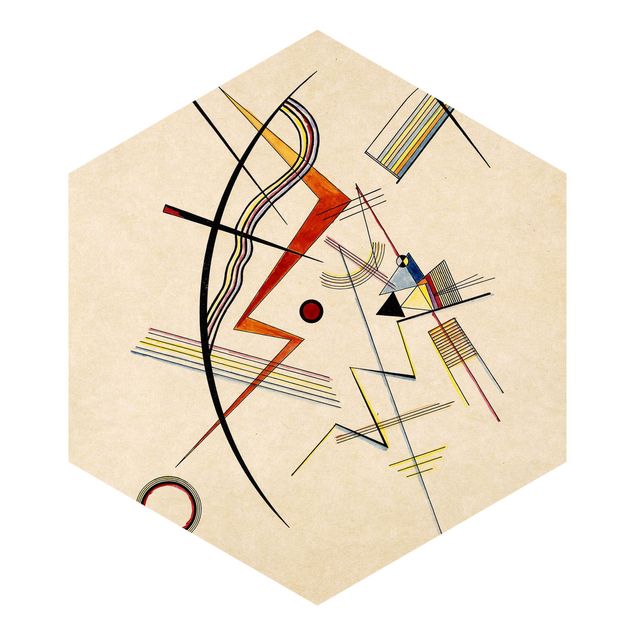 Carta da parati esagonale adesiva con disegni - Wassily Kandinsky - Dono annuale