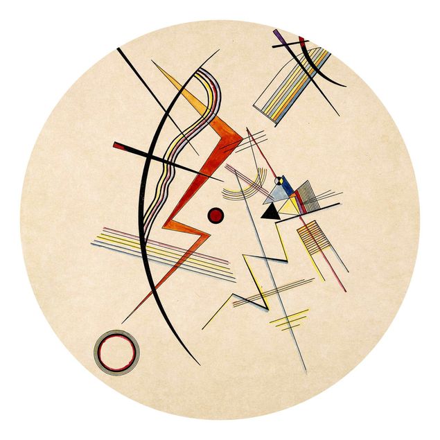 Carta da parati rotonda autoadesiva - Wassily Kandinsky - Jahresgabe