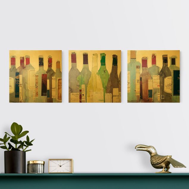 Riproduzione quadri su tela Set Vino e alcolici I