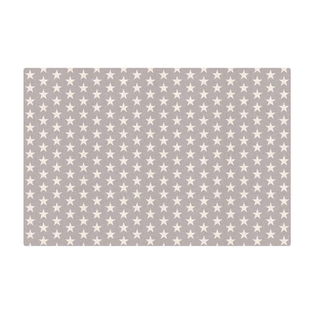 Tappetino di sughero - Stelle bianche su sfondo grigio - Formato orizzontale 3:2