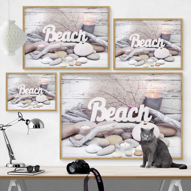 Poster con cornice - Decorazione wellness beach