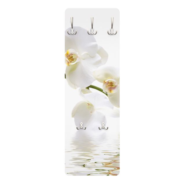 Appendiabiti - Orchidea bianca su acqua