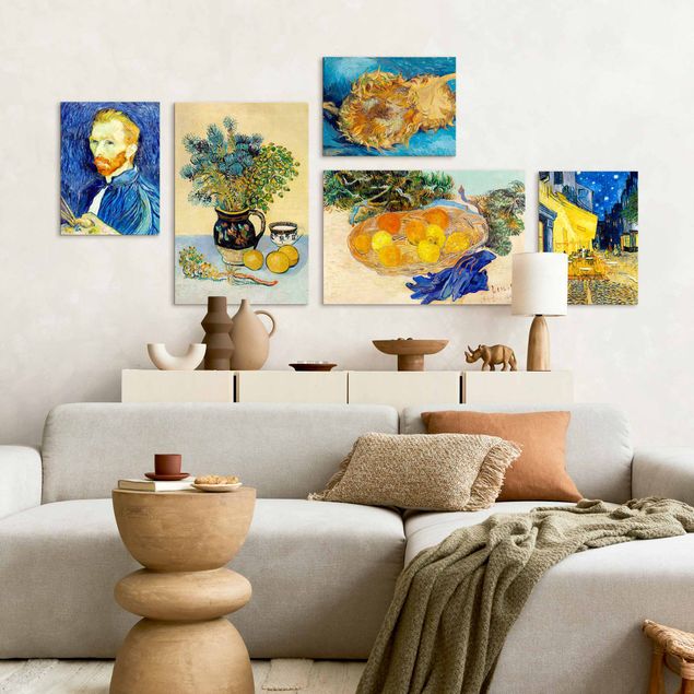Quadri moderni per soggiorno Amiamo van Gogh