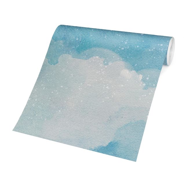 Carta da parati - Nuvole acquerello