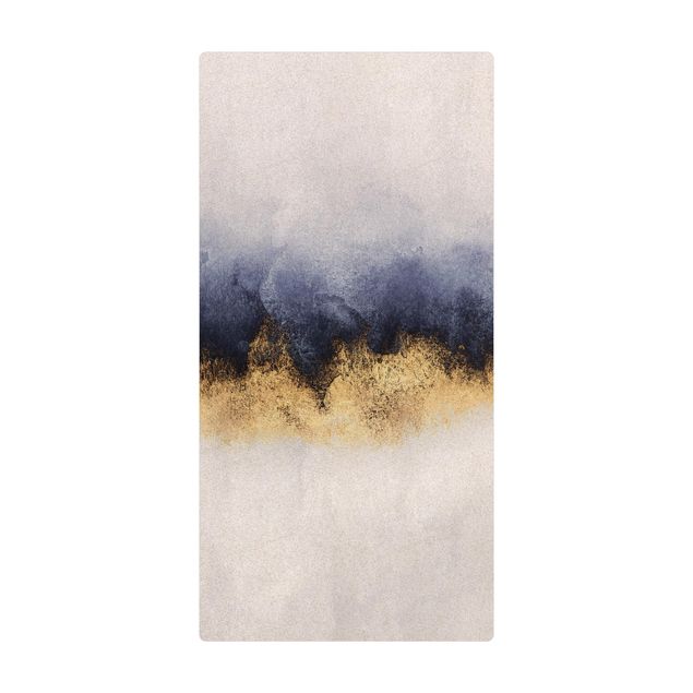 Tappetino di sughero - Cielo di nuvole con oro - Formato verticale 1:2