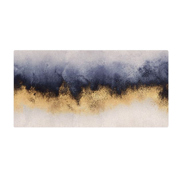 Tappetino di sughero - Cielo di nuvole con oro - Formato orizzontale 2:1