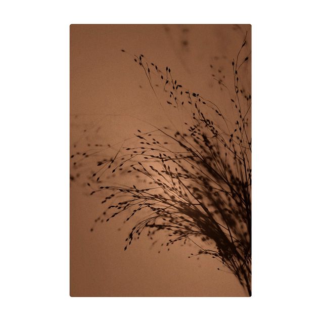 Tappetino di sughero - Erbe delicate nella nebbia mattutina - Formato verticale 2:3