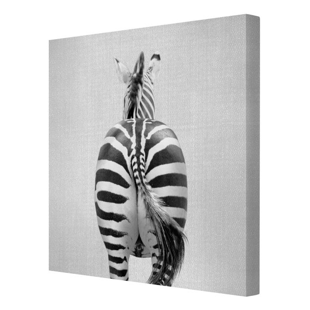 Gal Design Zebra da dietro bianco e nero