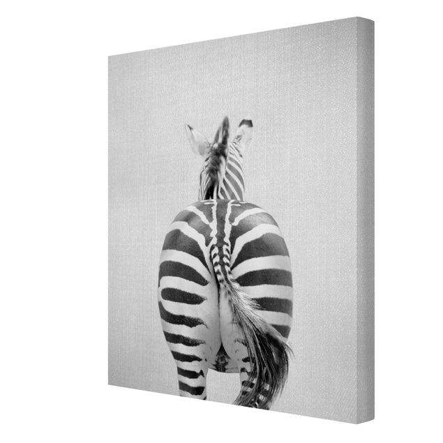 Gal Design Zebra da dietro bianco e nero