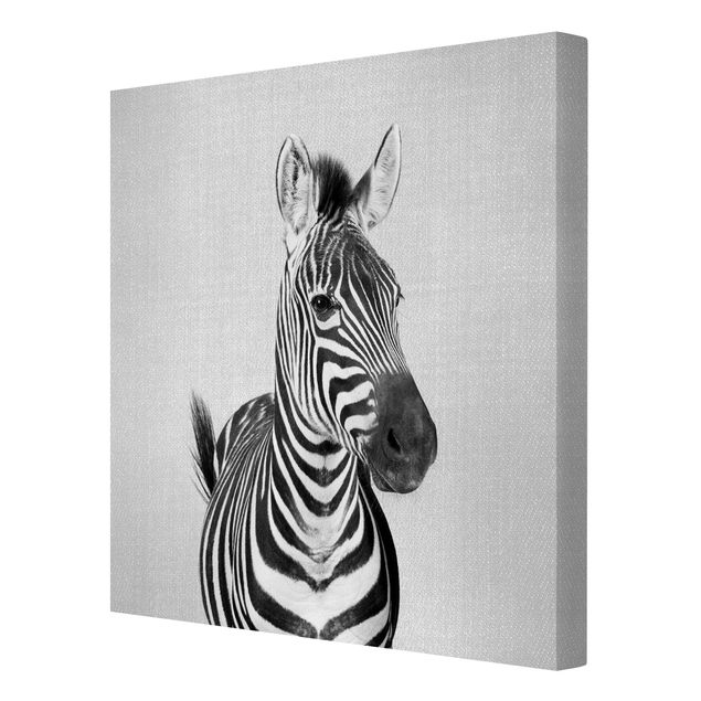 Gal Design quadri Zebra Zilla Bianco e Nero